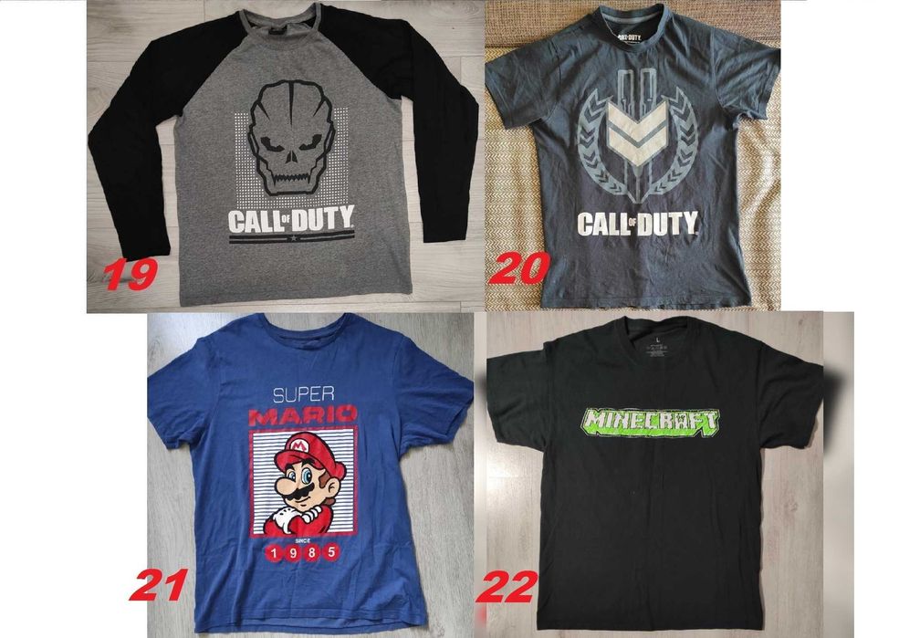 Футболка мерч по іграм Супер Маріо Шрьодінгер Пакман Зельда