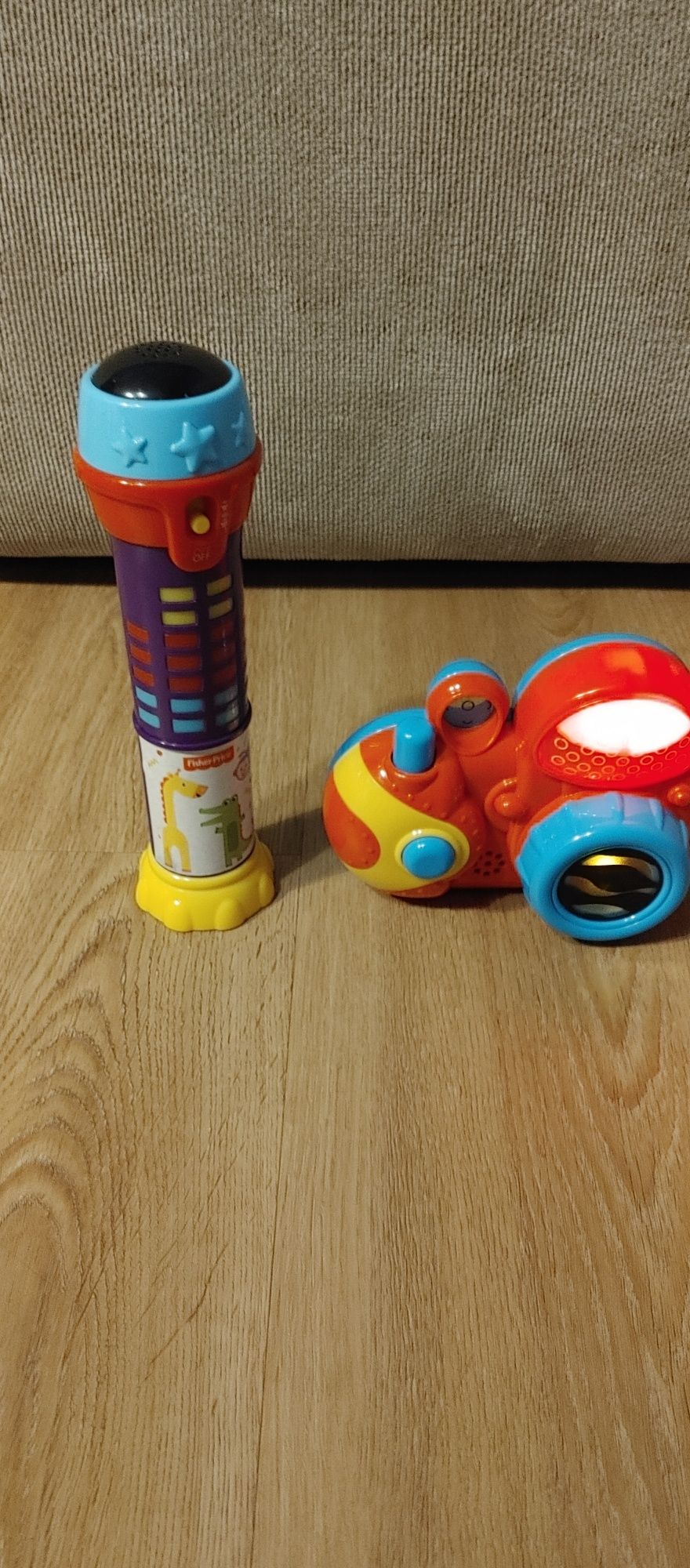 Fisher price interaktywny mikrofon + grstis aparat stan BDB