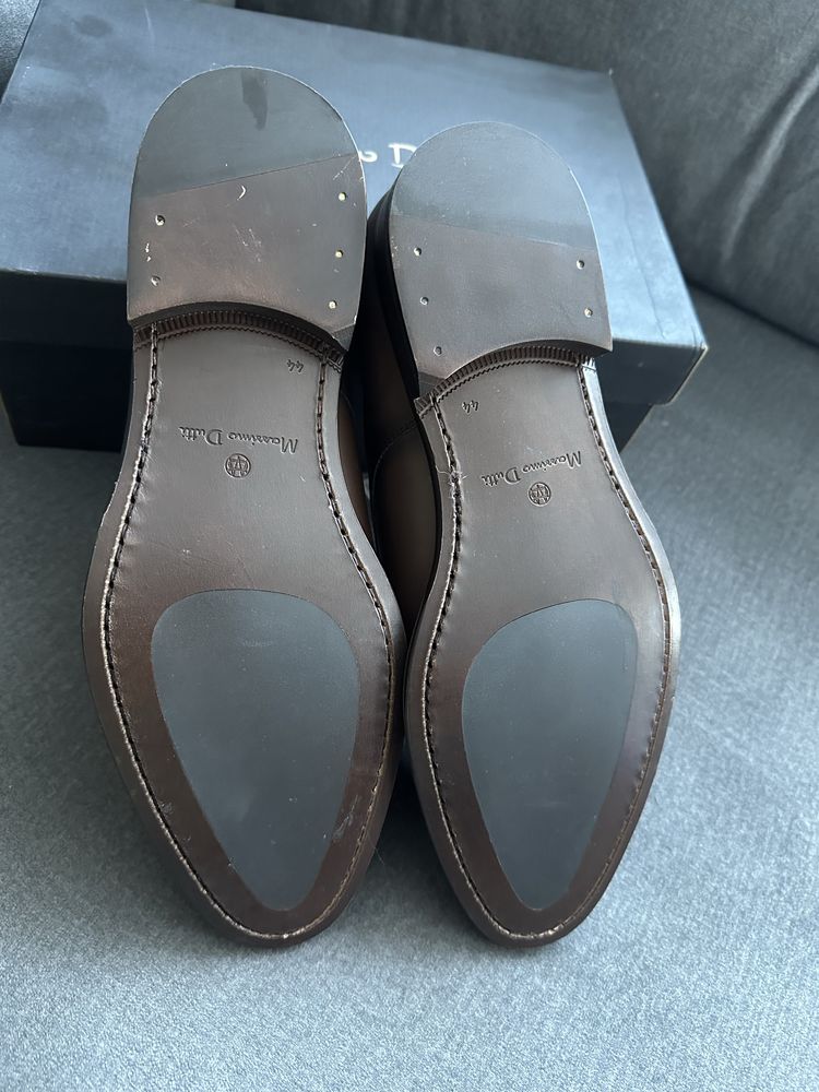 Eleganckie buty skórzane derby Massimo Dutti 44