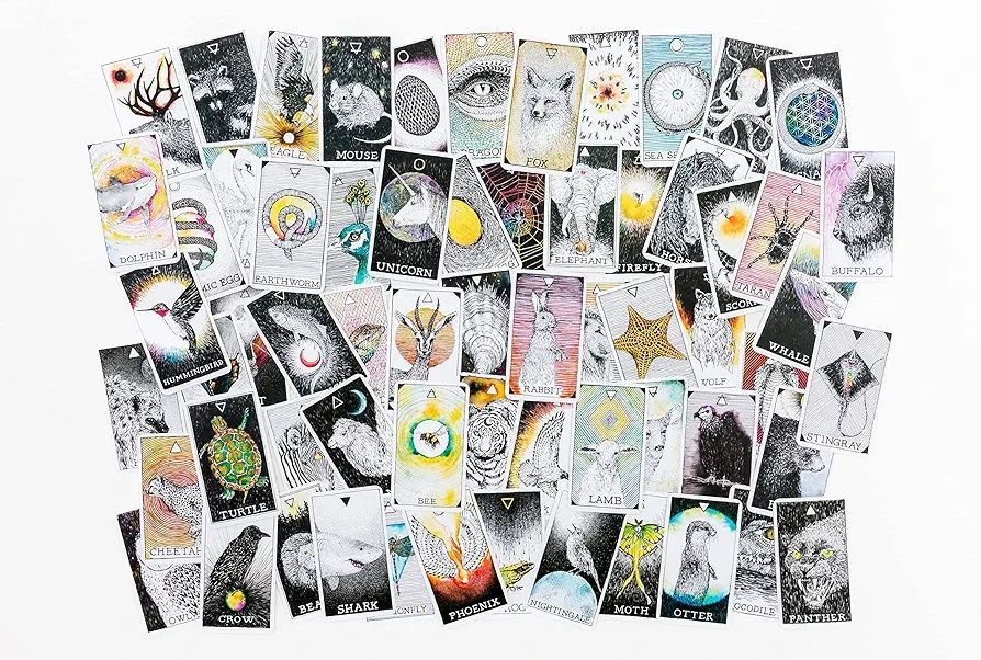 Tarot Animal Spirit (tamanho bolso) baralho + guia NOVO -PORTES GRÁTIS