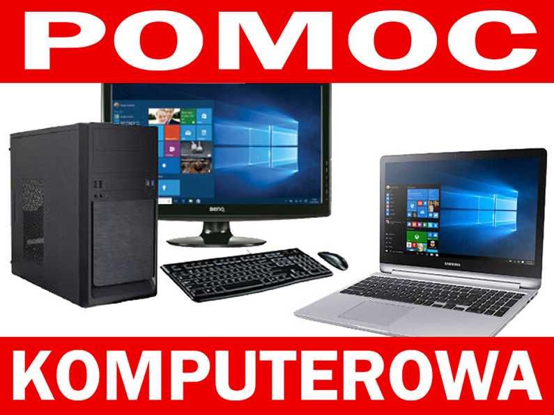 Szybkie i tanie naprawy komputerów PC laptopów instalacja Windows