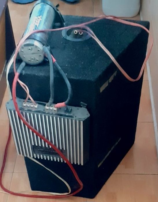 Акустика саб Ground Zero + накопитель Vibe+ усилитель DLS