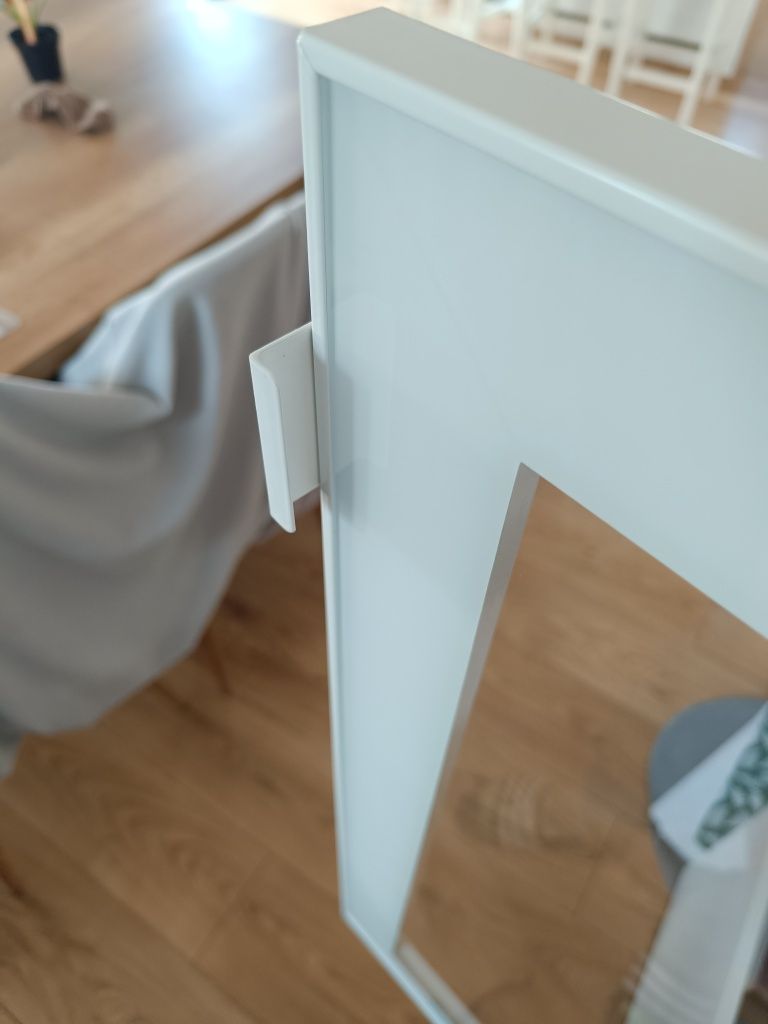 IKEA SINDVIK Drzwi szklane biały szkło bezbarwne 60x64 cm + gratis
