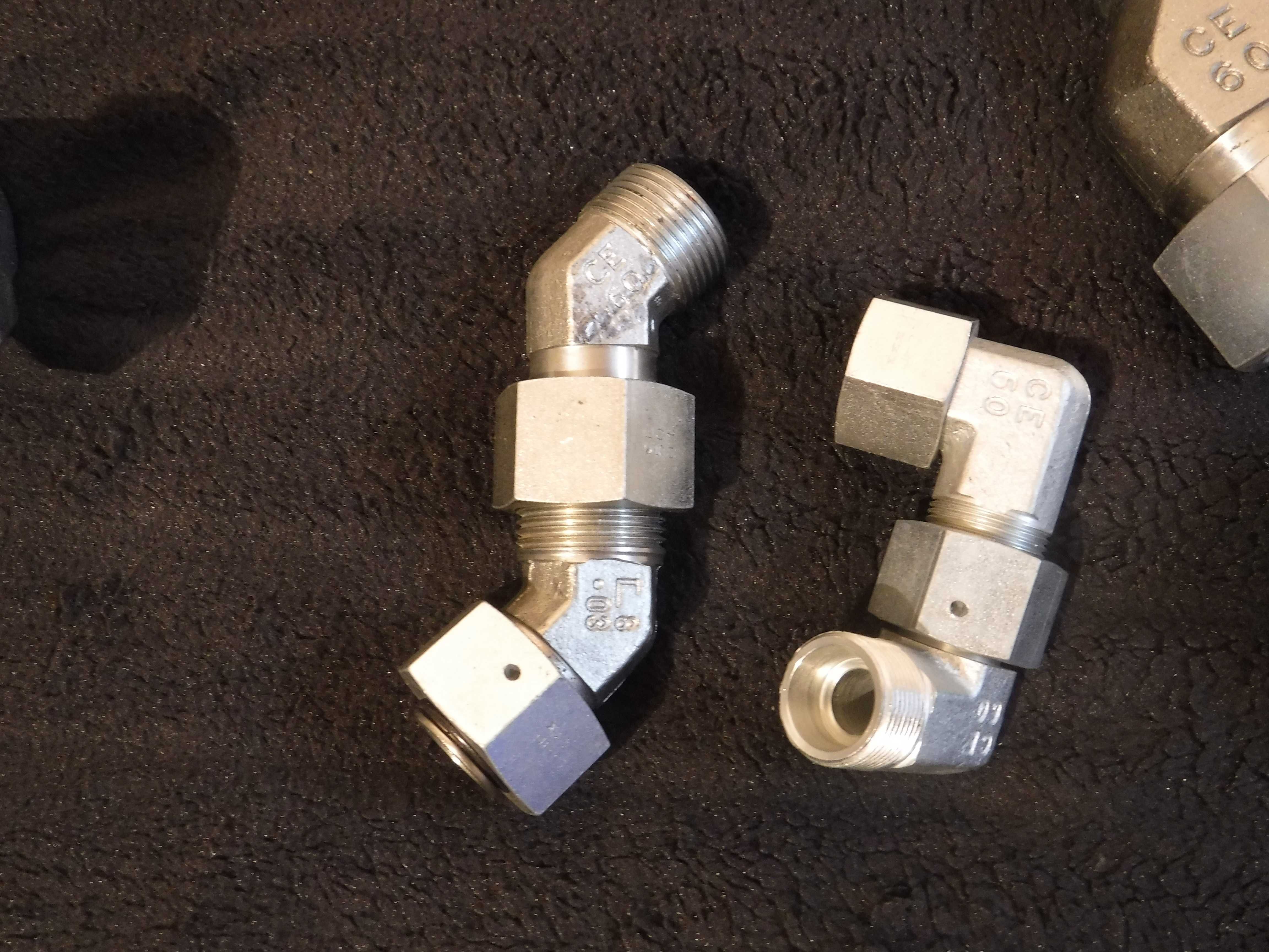 kształtki hydrauliki siłowej  serja L i S , komplet