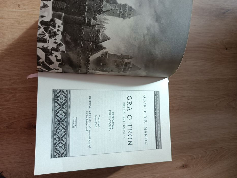 Książka Gra o Tron edycja ilustrowana G.R.R. Martin