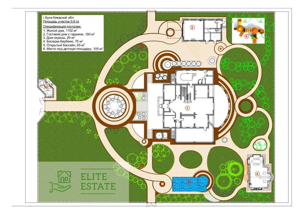 Продаж об'єкту 1152 м² під бізнес у Лісній Бучі + ділянка 60 соток