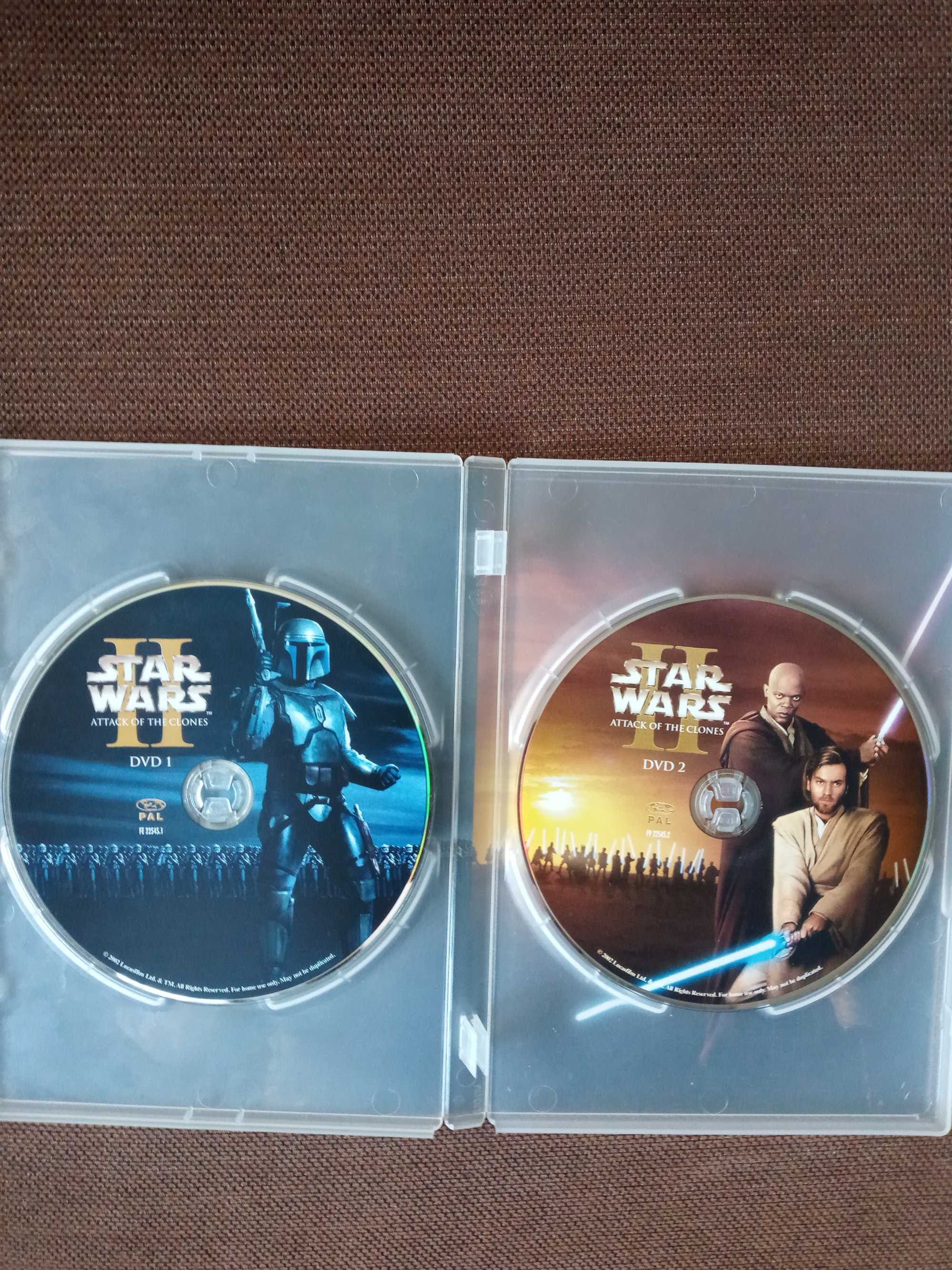 filme dvd original - star wars - 2 o ataque dos clones