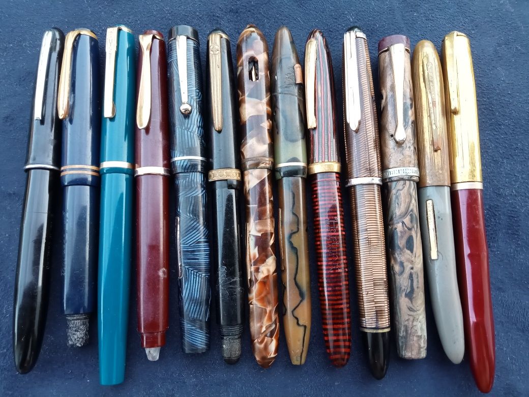 Canetas antigas peças, sheaffer, Parker 51...