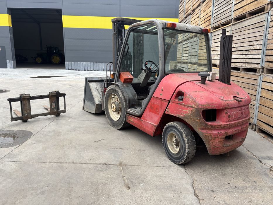 Wózek widłowy terenowy Manitou MSI 30 D ( triplex , szybko złącze)