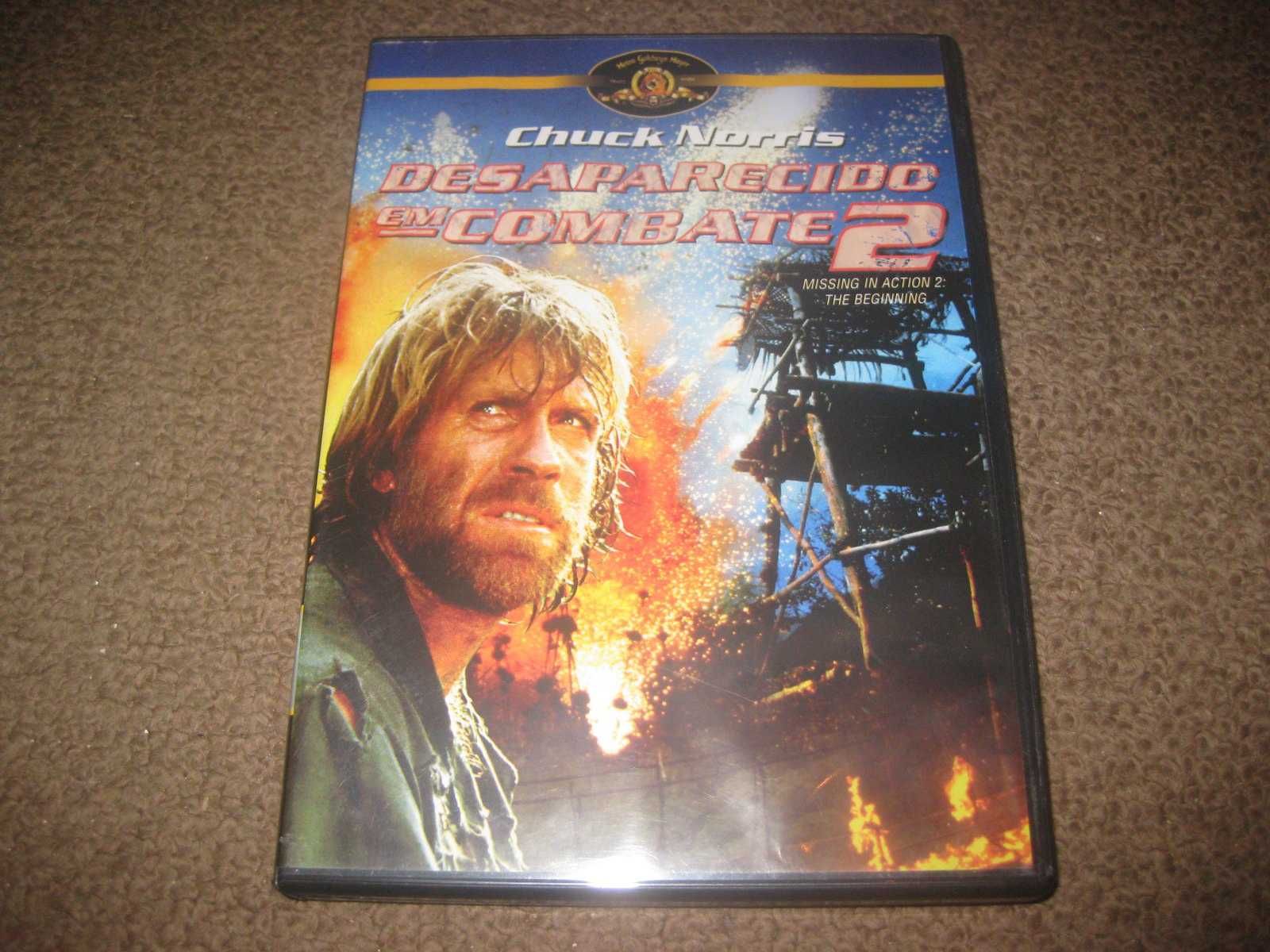 DVD "Desaparecido em Combate 2" com Chuck Norris