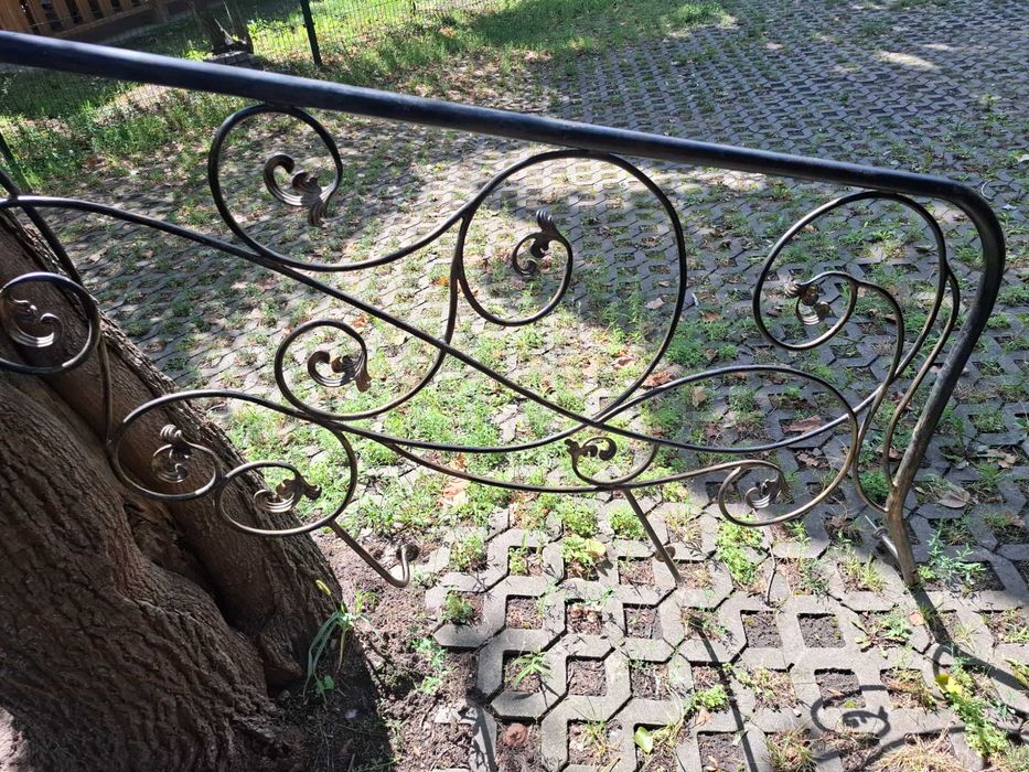 Porecz schodowa kowalstwo artystyczne