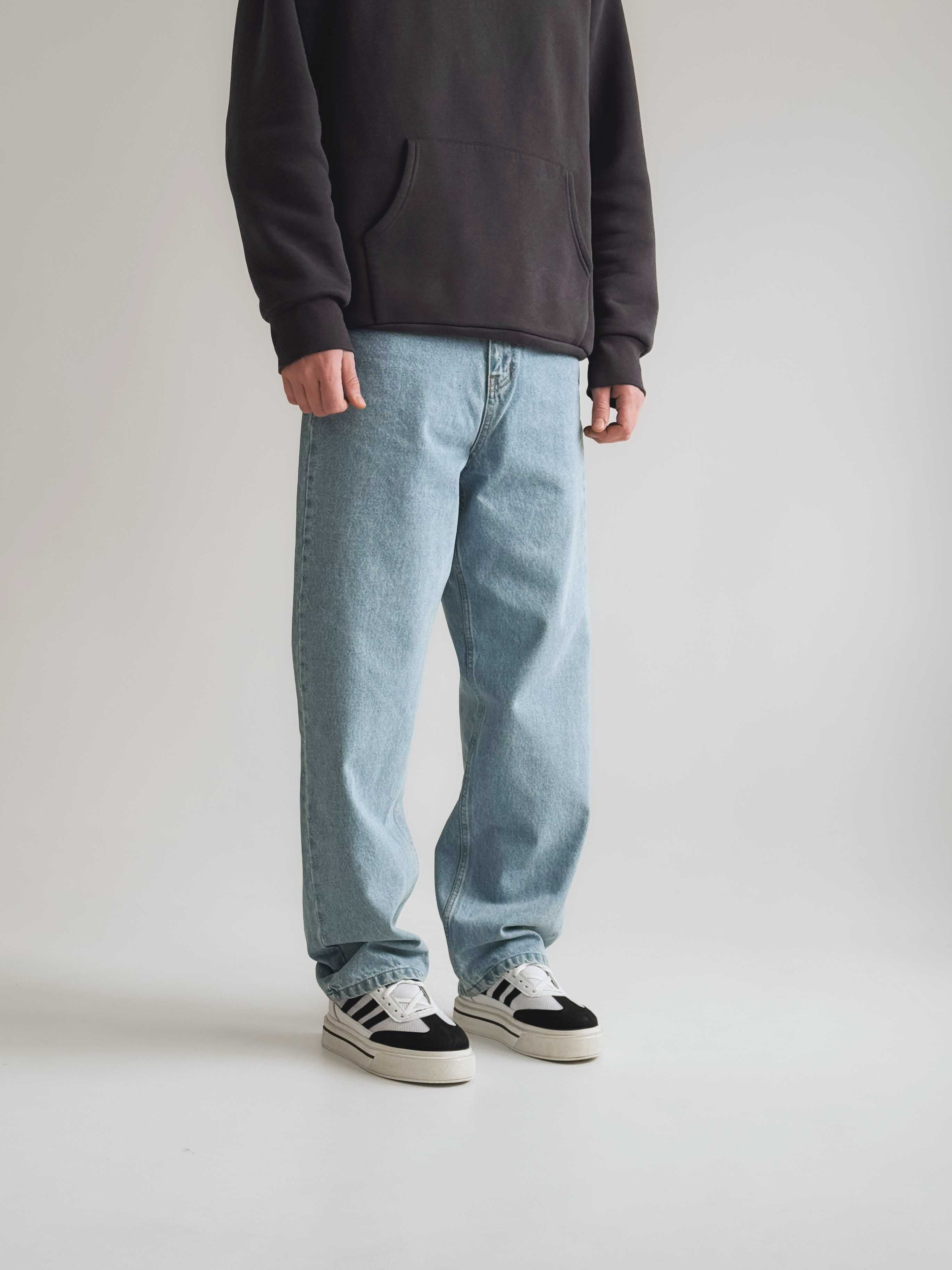 Джинси чоловічі baggy jeans, широкие джинсы мужские реп rap sk8 ск8 XS