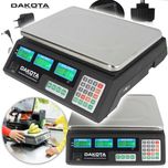 DAKOTA Elektroniczna Waga Sklepowa Lcd Kalkulacyjna 40 Kg