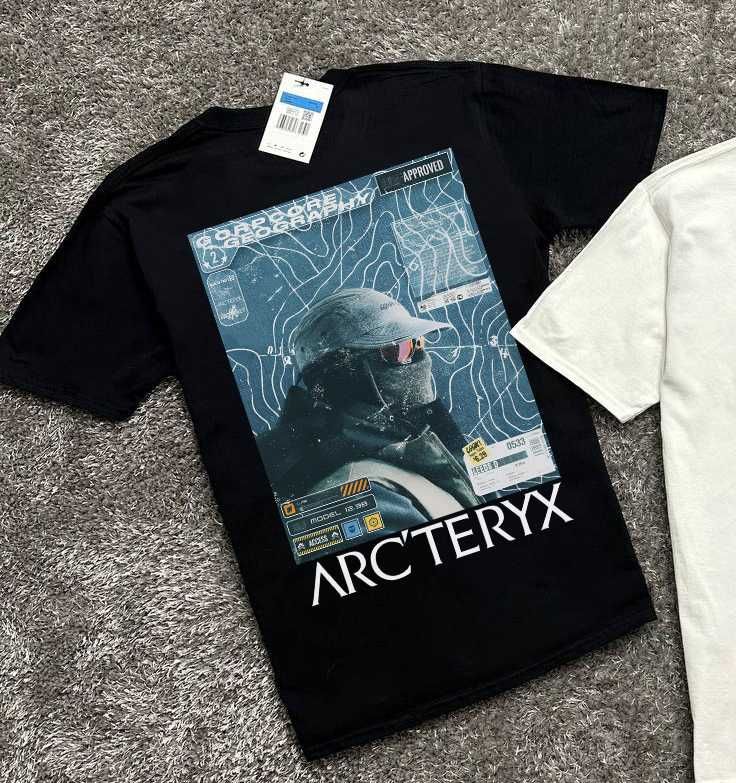 ARCTERYX Футболка » Neon Mountain » Артерикс BIG Logo Принт » С М Л ХЛ