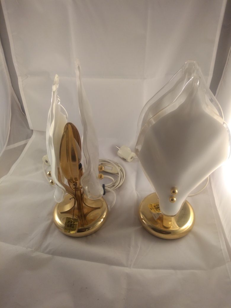 Stare Lampa nocna Made in Sweden,Gold plated 24k