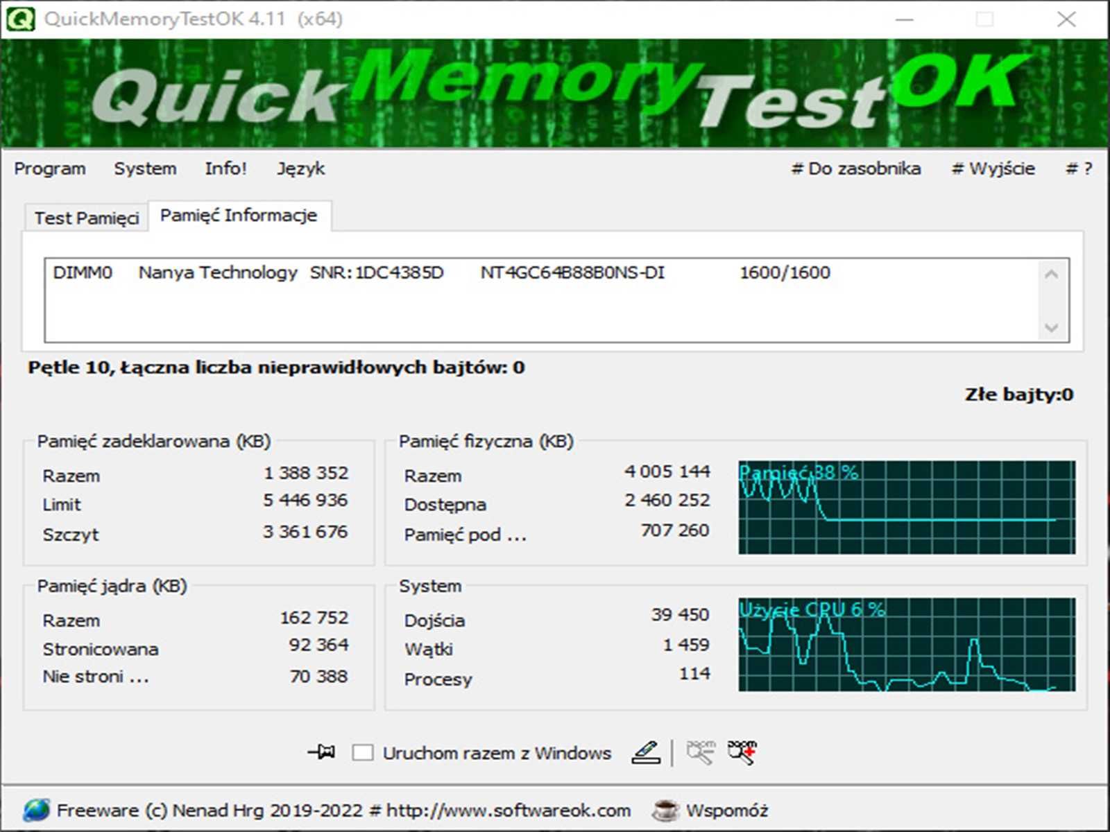 DDR3 4GB NaNya 12800