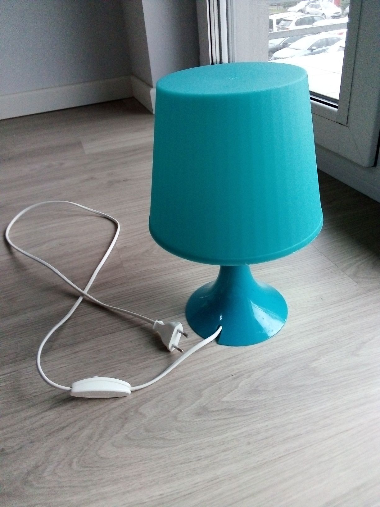 Lampa Lampan Ikea niebieska