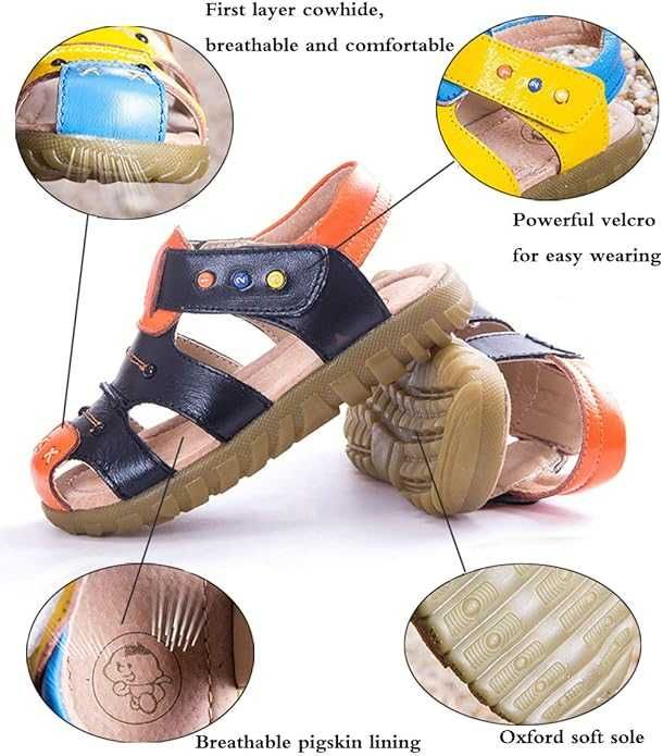 Nowe dziecięce buty skórzane / sandały / sandałki Oxford / R-32 !3220!