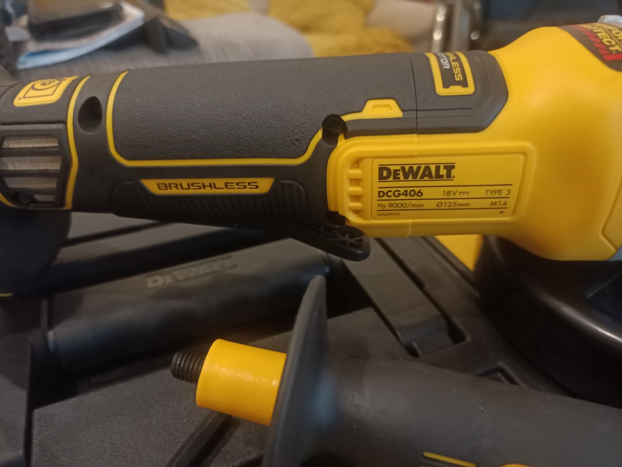 Nowa 24r oryginalna szlifierka kątowa+walizka DeWalt dcg406nt