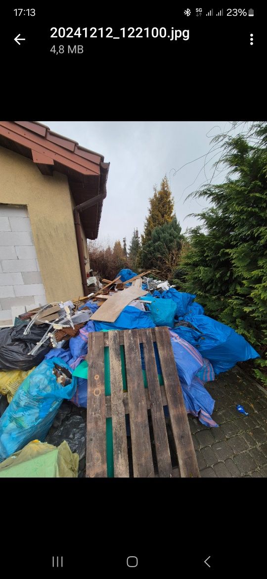Wywoz gruzu i smieci