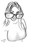 Desenho caricatura através de fotografia