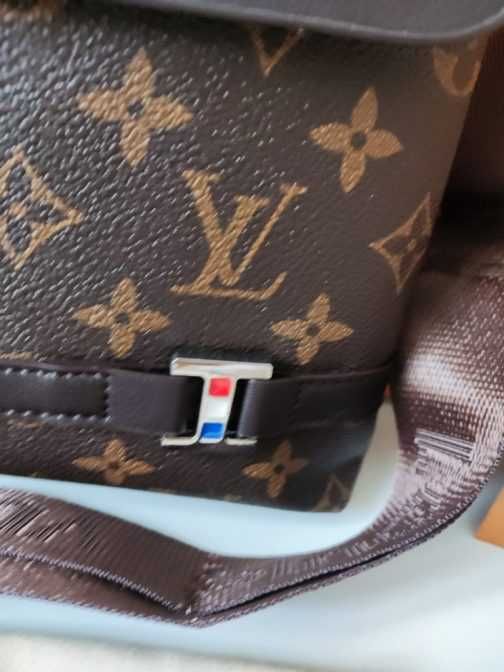 LOUIS VUITTON męska torba Listonoszka, skóra, Francja 0516