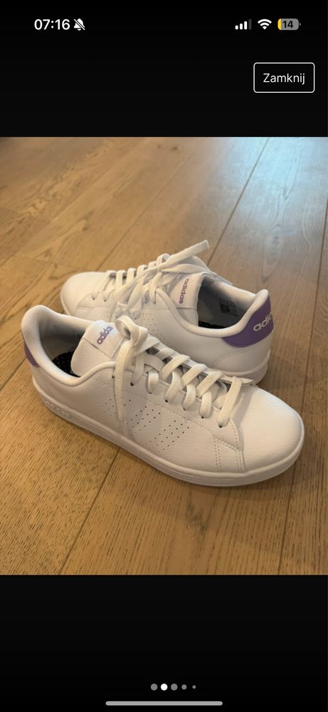 Adidas tenisowki sneakersy buty 40 2/3 jak nowe