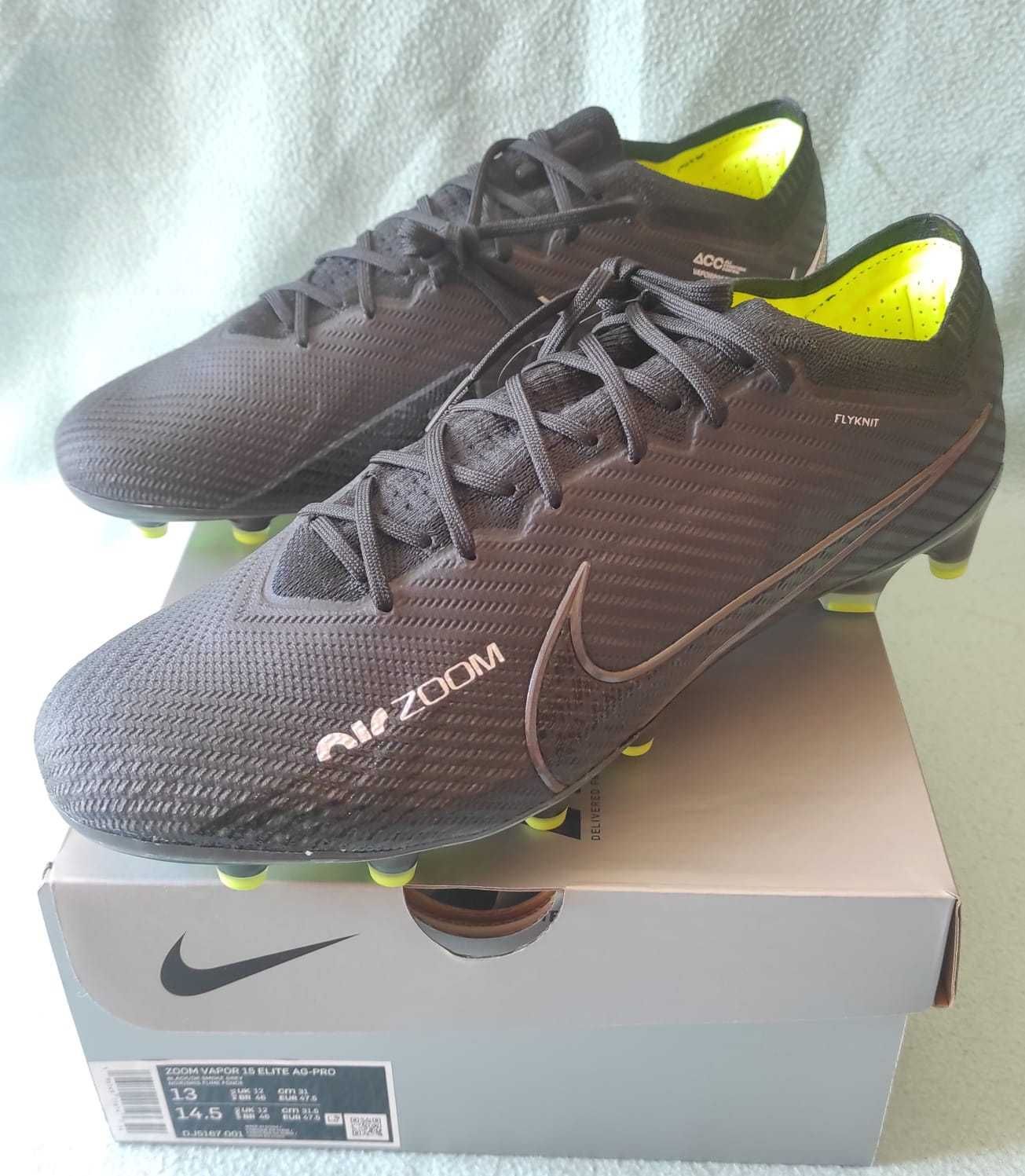 Chuteiras Nike Zoom Vapor 15 Elite AG-PRO novas