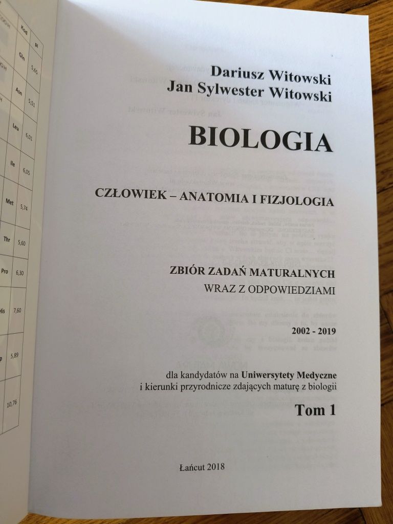 Biologia 1,2,3 zbiór zadań