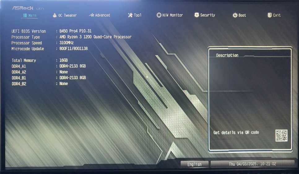 Płyta główna AM4 ASRock B450 Pro4 RYZEN