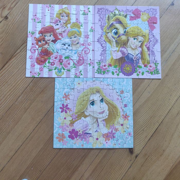 Puzzle Roszpunka, Arielka, Kopciuszek