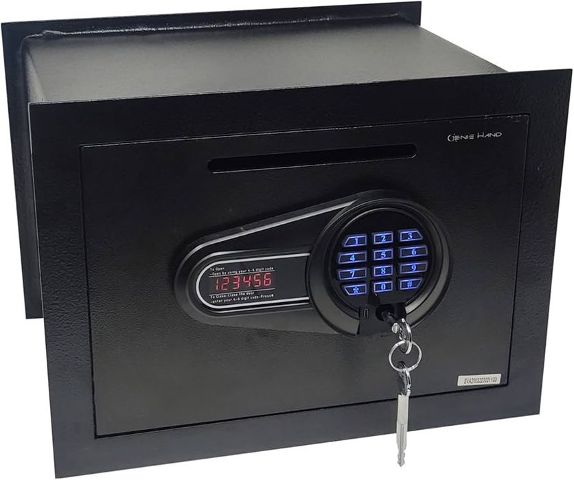 Genie Hand | Depósito de Parede Motorizado Seguro Pequeno com Código d