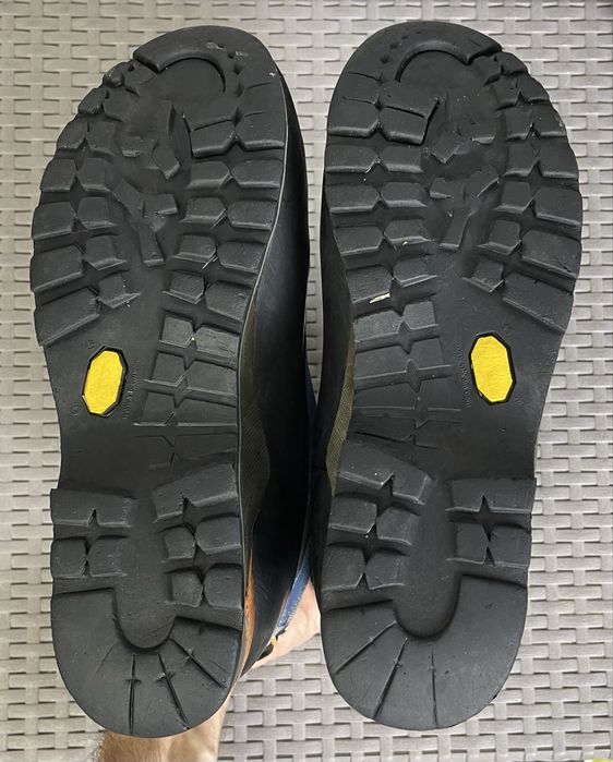 Lowa gore-tex ботинки 43-44 размер кожаные трекинговые синие