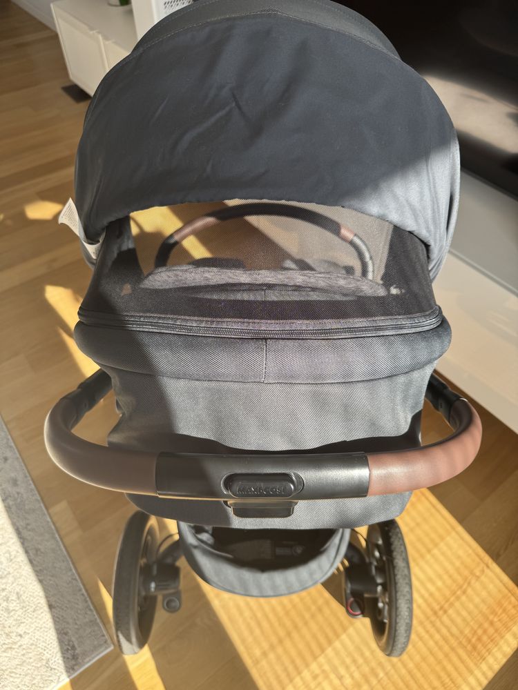 Maxi-Cosi Lila XP Plus z gondolą Oria XXL - komplet akcesoriów BDB stn