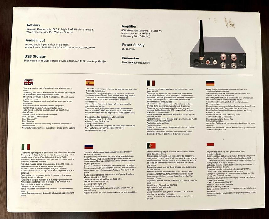 Бездротова акустична система iEast StreamAmp AM160 (iOS, Android)