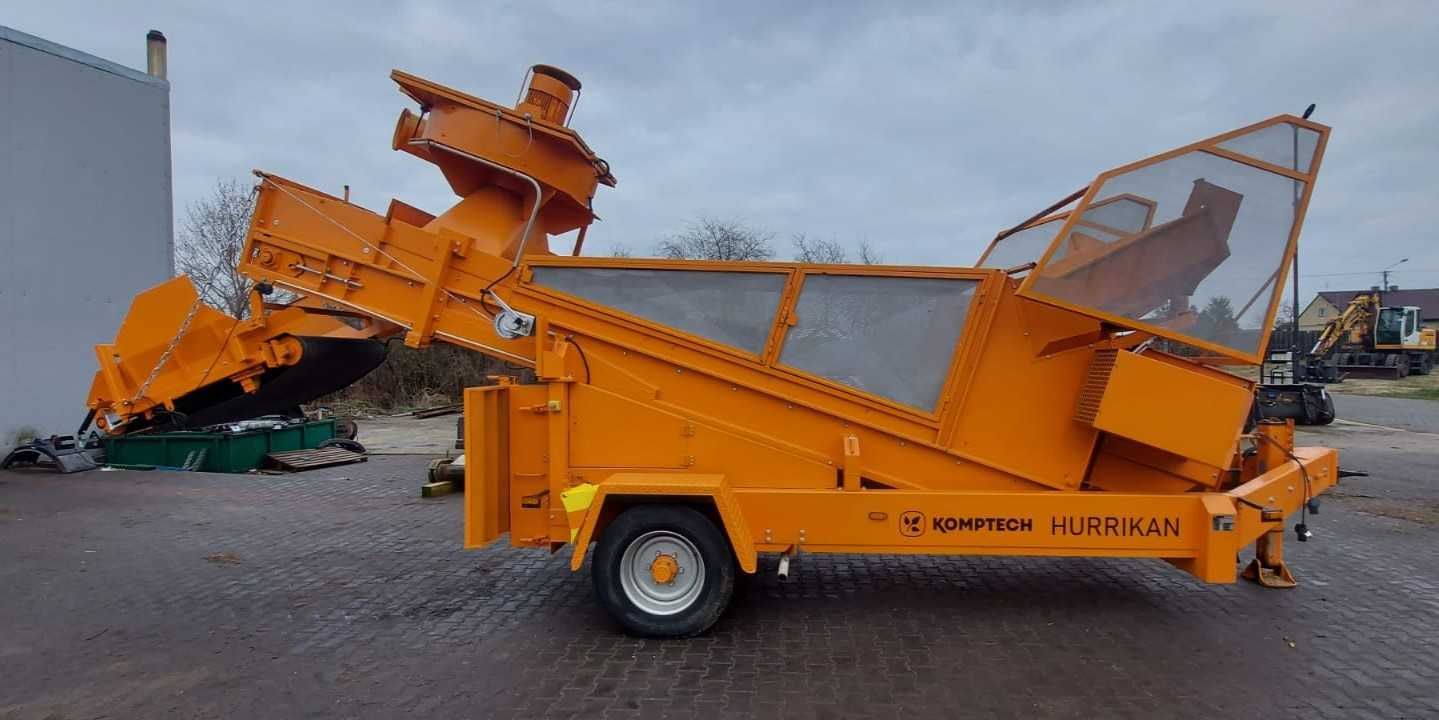 Separator ciśnieniowy KOMPTECH HURRIKAN przesiewacz