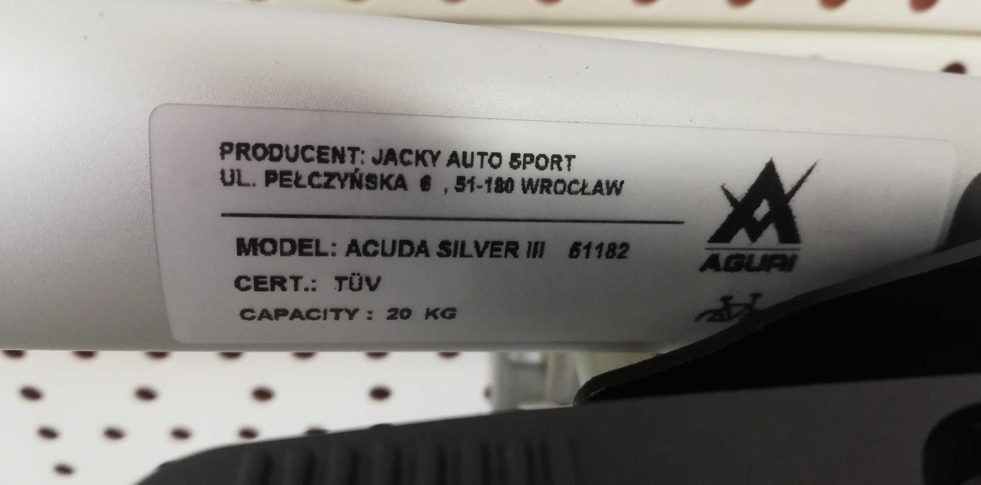 bagażnik na rower uchwyt rowerowy Aguri Acuda 3 Wrocław