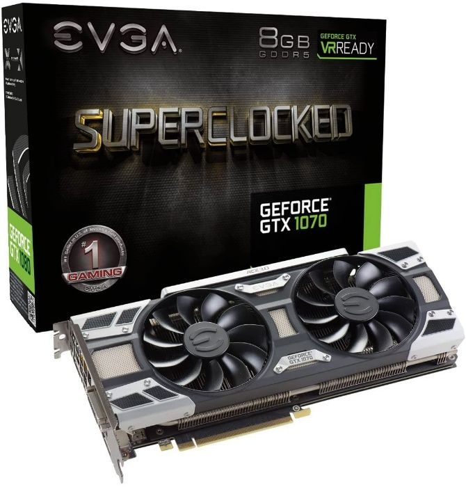 Karta Graficzna EVGA Geforce Nvidia GTX 1070 8GB SC ACX3.0