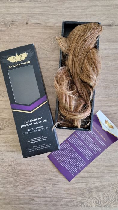 100% naturalne włosy indyjskie doczepiane Star My Hair Clip-in