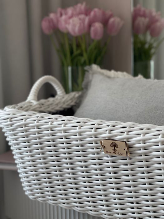 Кошик для дров / дровниця з ротангу Бровари