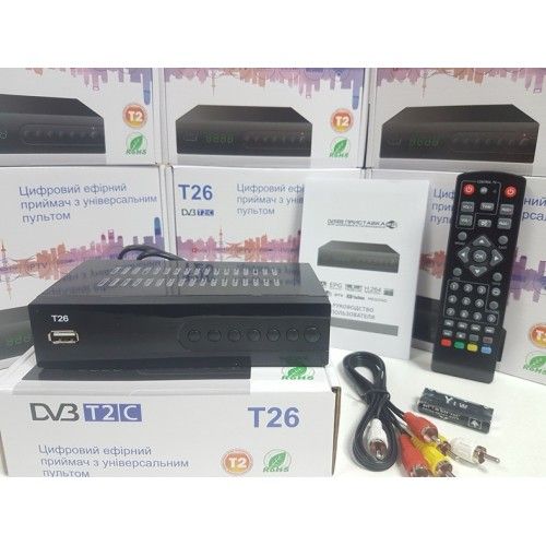 Приставка Т2 приемник DVB-T2 Uclan T26 YouTube IPTV декодер ресивер