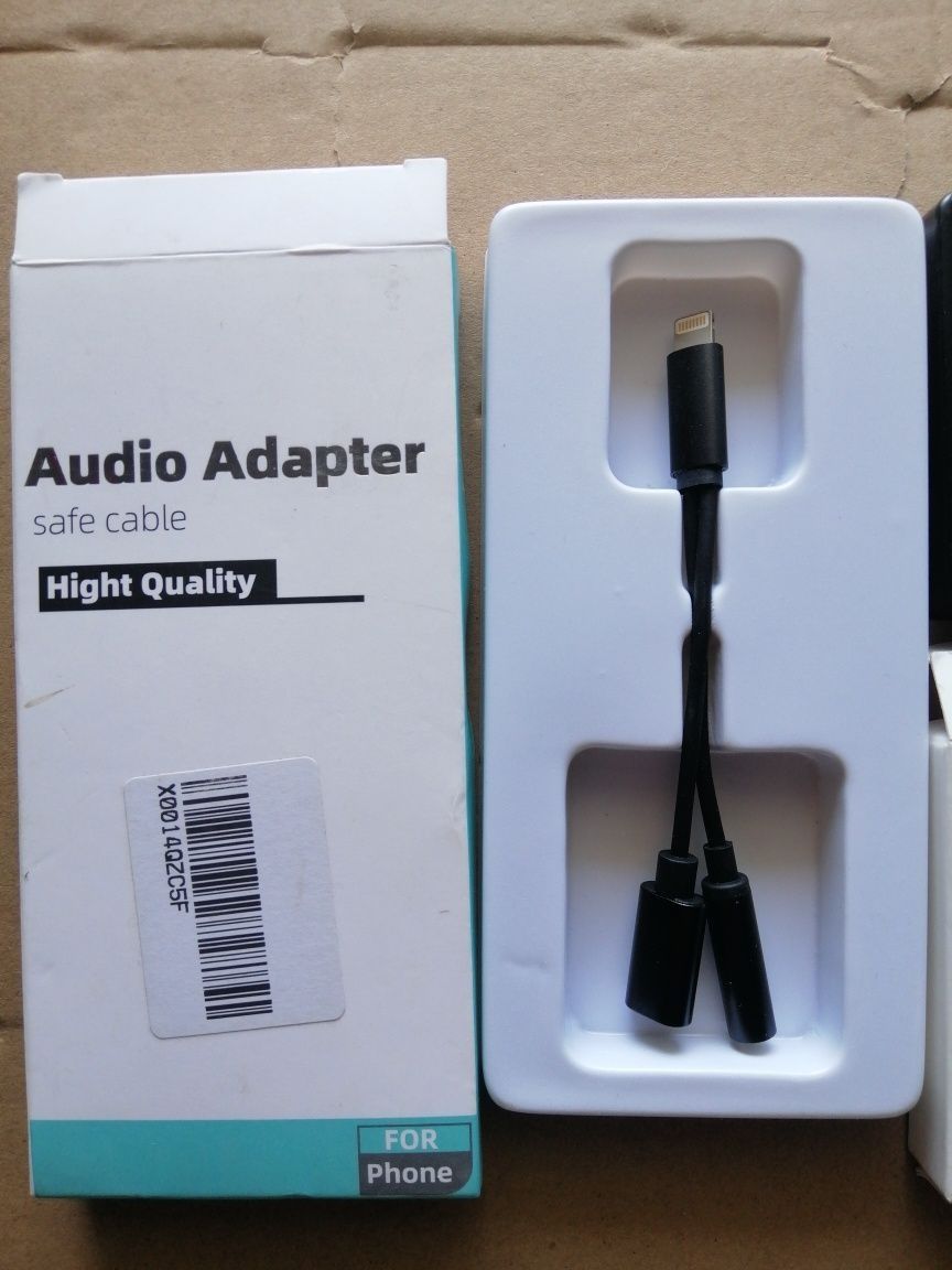 Кабель для apple audio adapter дляпідключення навушників
