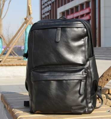 Мужской кожаный рюкзак місткий чоловічий ранец портфель сумка модный