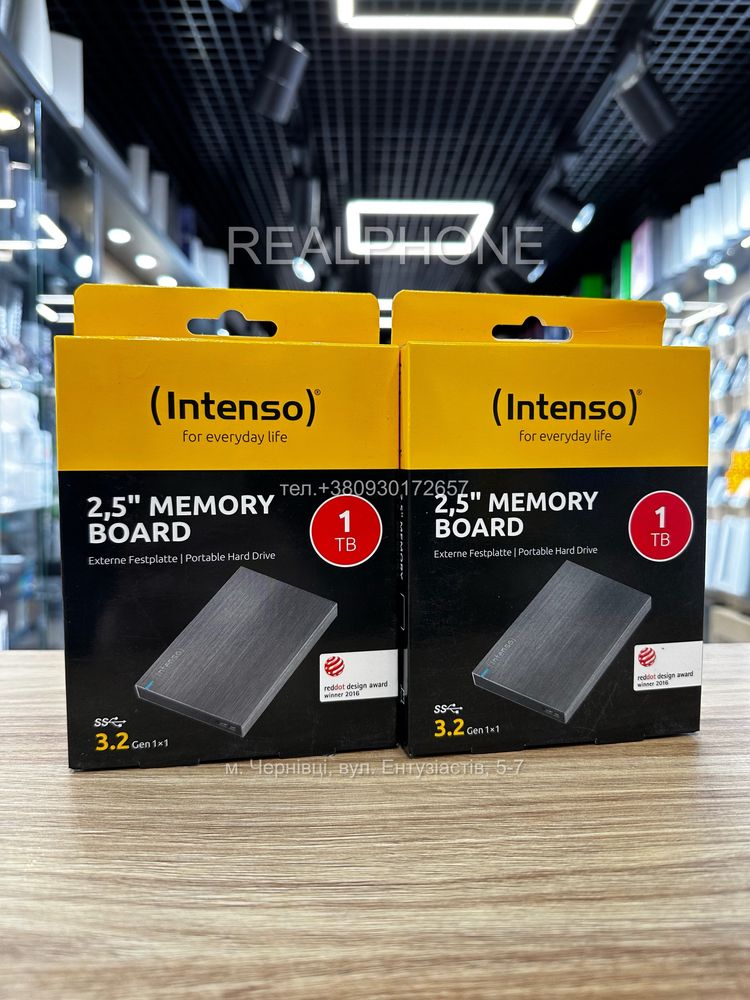 Зовнішній накопичувач Intenso 2,5 Memory Board 1TB 3.2 Gen 1x1