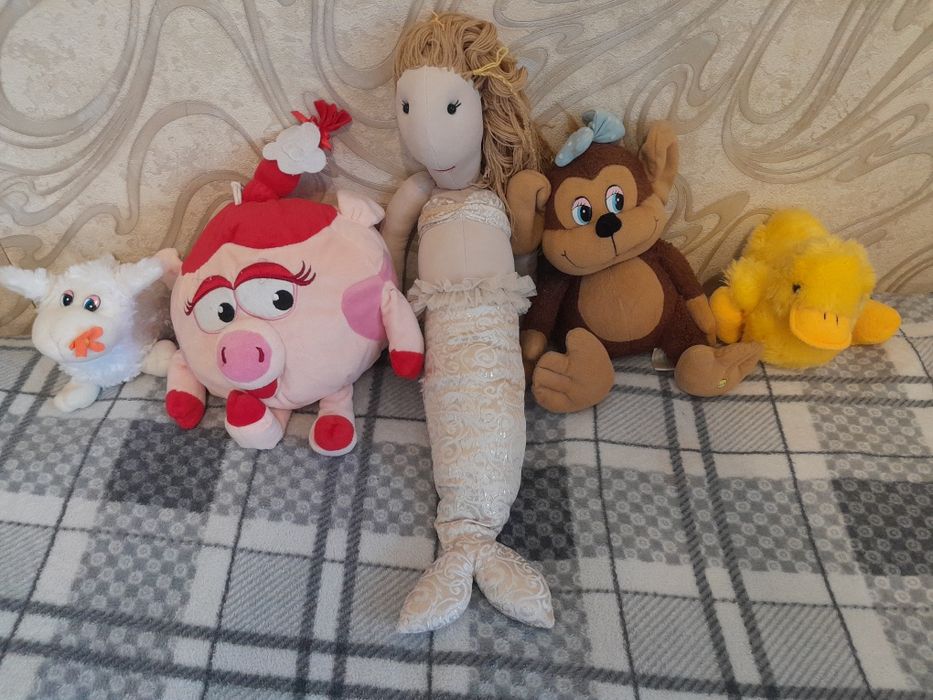 Мягкие игрушки,набор игрушек, рюкзаки,сумки для детей