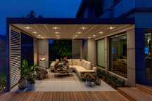 Pergola Ogród zimowy Zadaszenie tarasu Lamele Nowoczesny Design