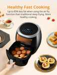 Frytkownica beztłuszczowa AirFryer XXL nowa air fryer 8 litrów acekool