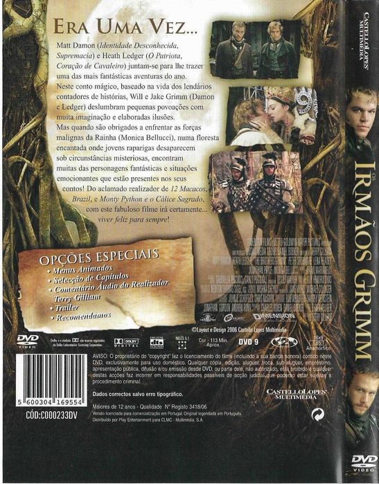 Irmãos Grimm - - - Filme - - - - - DVD