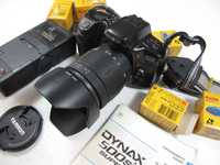 Minolta Dinax 500si + lente +flash - Maquina de Rolo