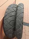 Opony motocyklowe Dunlop z  hondy transalp. 150/90R18 90/90R21